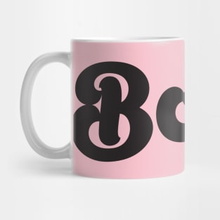 Boo Scary Black Mug